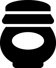 Cookie Jar Contour Svg Vector, Free Vectors File